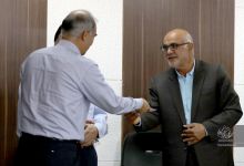 مراسم تكريم آقاي دكتر عامريان و معارفه آقاي دكتر درخشان به عنوان  رئيس دانشكده كشاورزي
